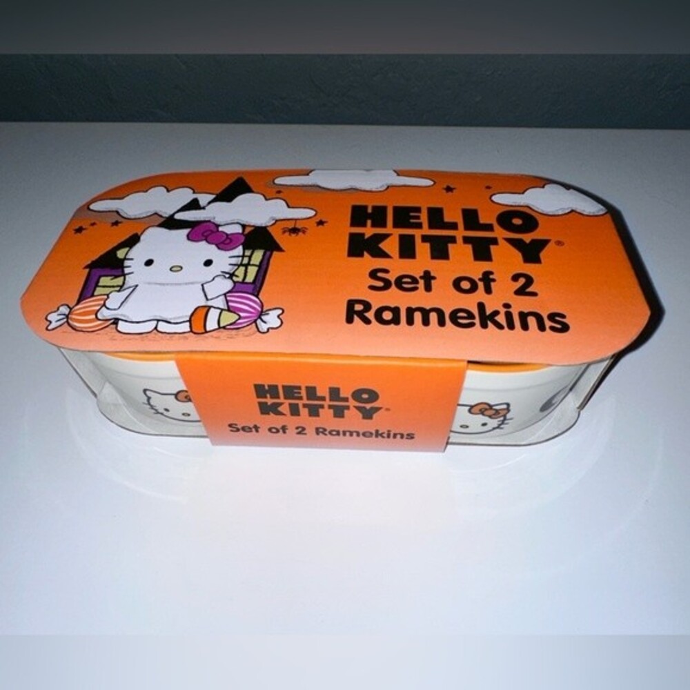 Hello Kitty Halloween Ramekins Set of Two NEW